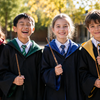 Harry Potter Book Week costumes β four Hogwarts house robes in Australian primary school parade