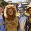 Group of Aussie primary school kids in Wizard of Oz costumes at Book Week school parade