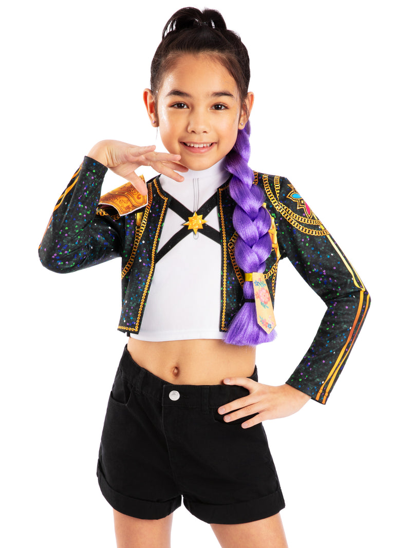 Packaging shot of official Netflix K-POP Demon Hunters Rumi clip-on hair braid accessory