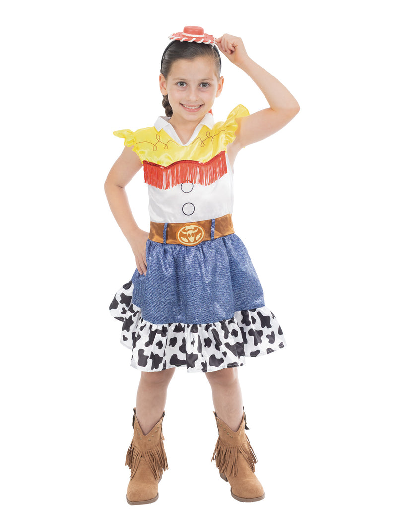 Mini cowgirl hat on headband with attached red plait braid, signature Jessie accessory from Toy Story