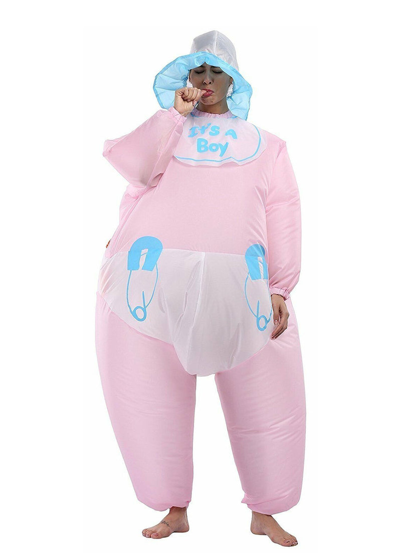 Adult Inflatable Baby Costume - Oversized Infant Novelty Suit