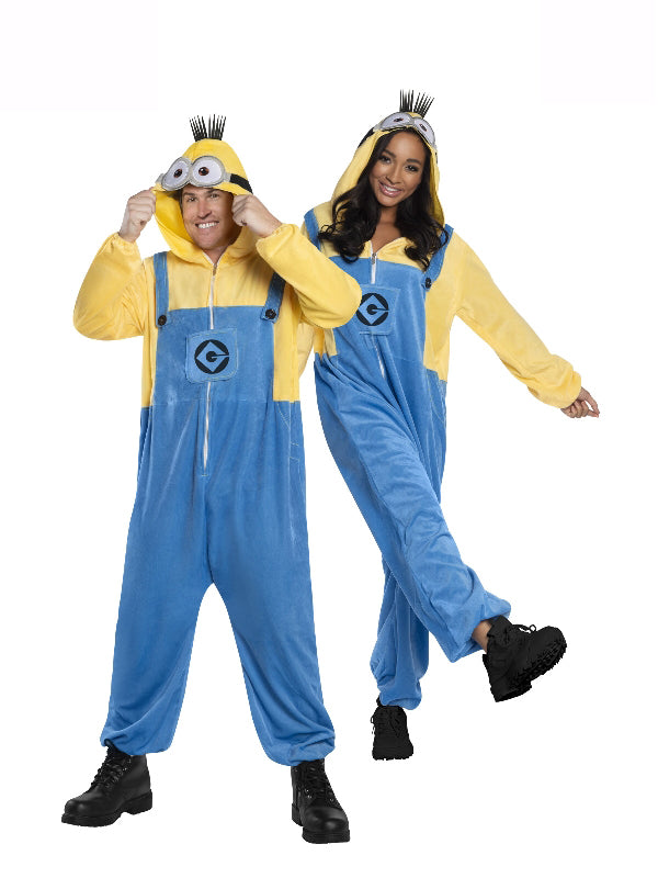 Adult Minion Kevin Onesie - Licensed Despicable Me Fleece Costume