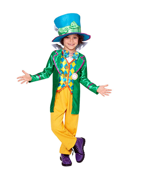 Mad Hatter Boys Alice in Wonderland Costume