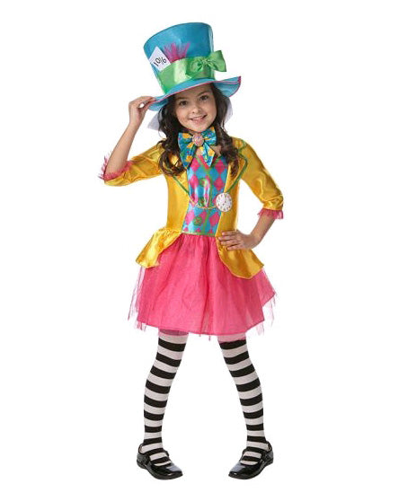 Mad Hatter Girls Alice in Wonderland Costume