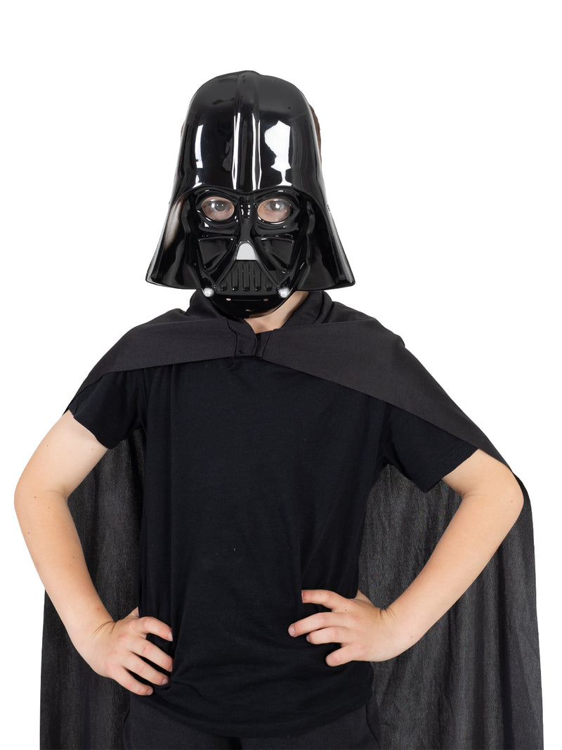 Kids Darth Vader Mask and Cape Set - Star Wars Villain Accessory Duo
