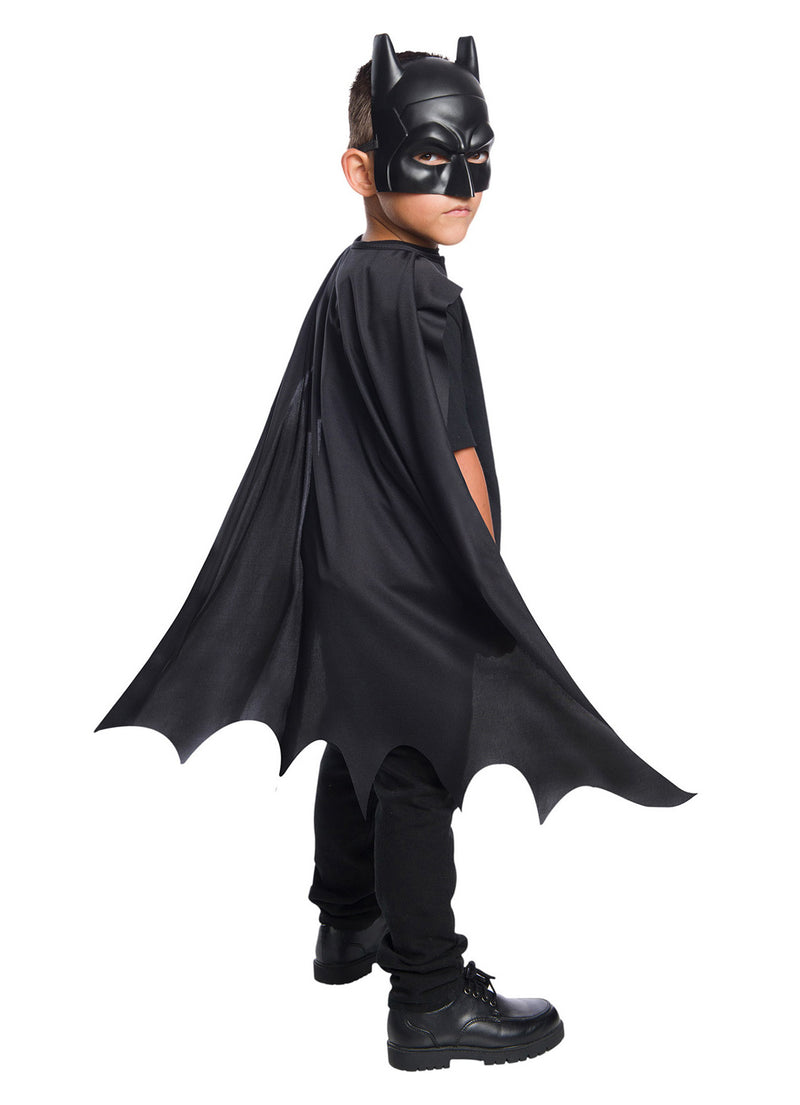 Kids Batman Cape and Mask Set - DC Superhero Costume Accessory