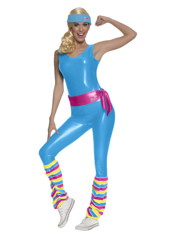 Ladies Barbie Exercise Halloween Costume