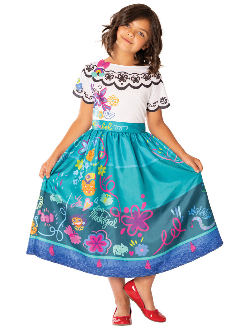 Kids Mirabel Madrigal Costume - Disney Encanto Princess Dress