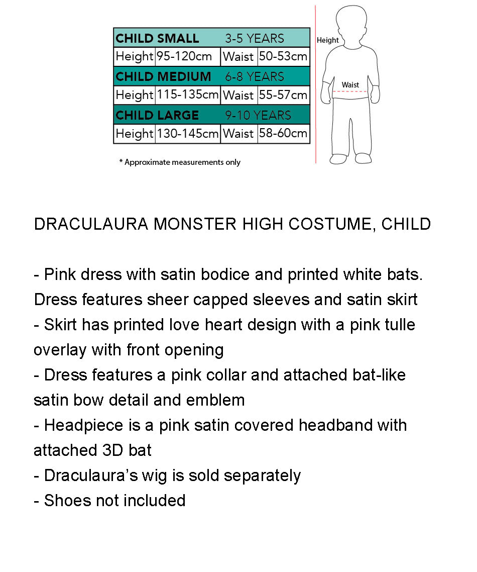 Monster High Draculaura Costume Ladies main image 0