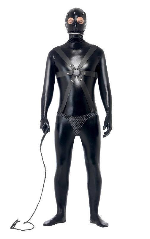 Adult Black Gimp Suit Costume