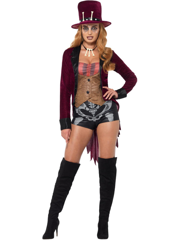 Womens Mystical Priestess Costume - Gothic Witch Doctor Halloween Outfit