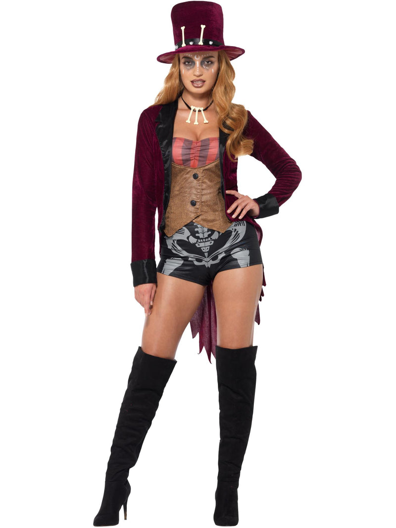 Womens Mystical Priestess Costume - Gothic Witch Doctor Halloween Outfit
