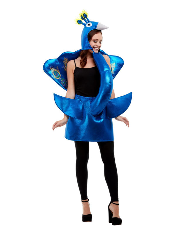Blue Deluxe Peacock Costume