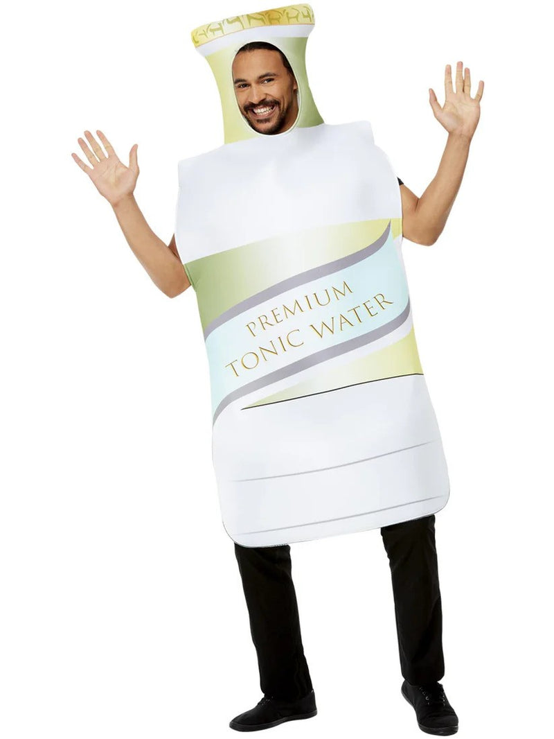 Adult Tonic Water Bottle Costume - Premium Novelty Drink Outfit