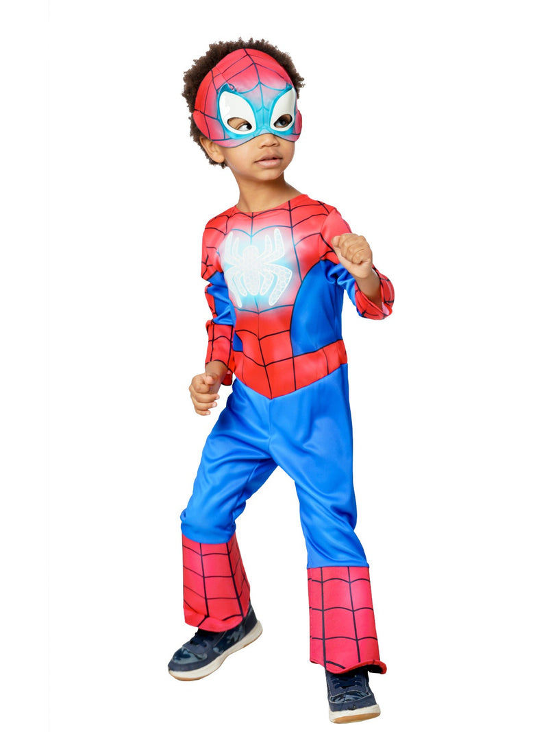 Kids Spidey Costume - Marvel Spidey and His Amazing Friends Deluxe Jumpsuit