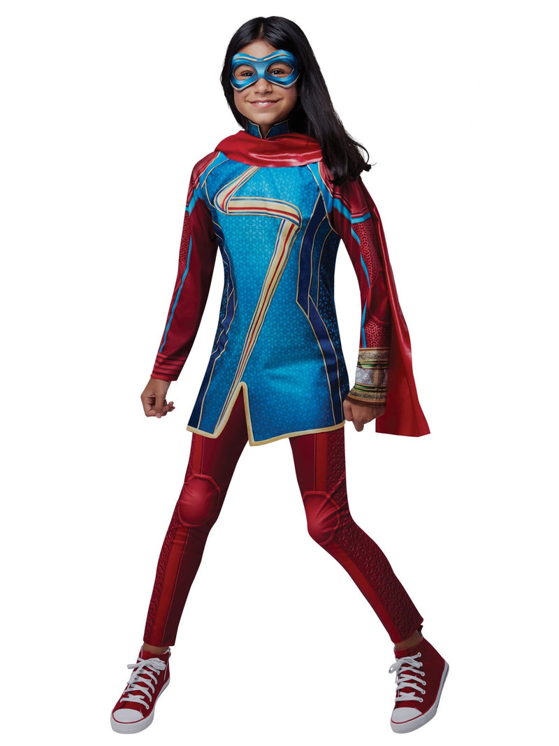 Kids Ms Marvel Costume - Kamala Khan Superhero Dress-Up Set