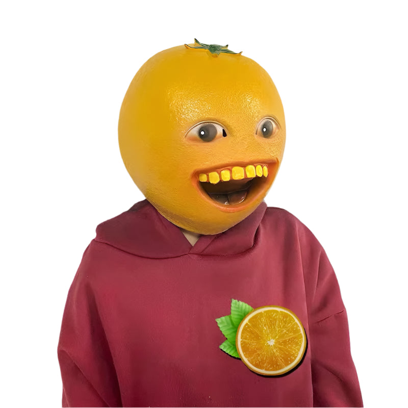 Outrageous Orange Mask Masquerade
