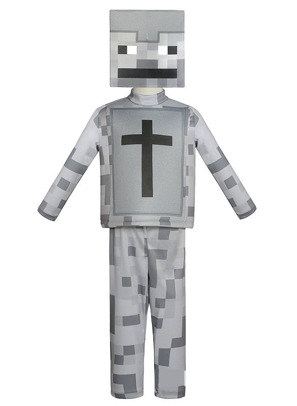 Kids Minecraft Grey Jumpsuit