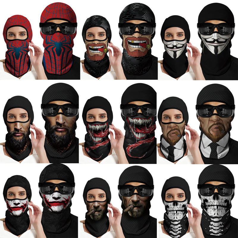 Adult Balaclava Face Mask - Skull Venom Tactical Cosplay Hood
