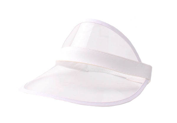 Adult Clear Sun Visor - 80s Retro Costume Accessory