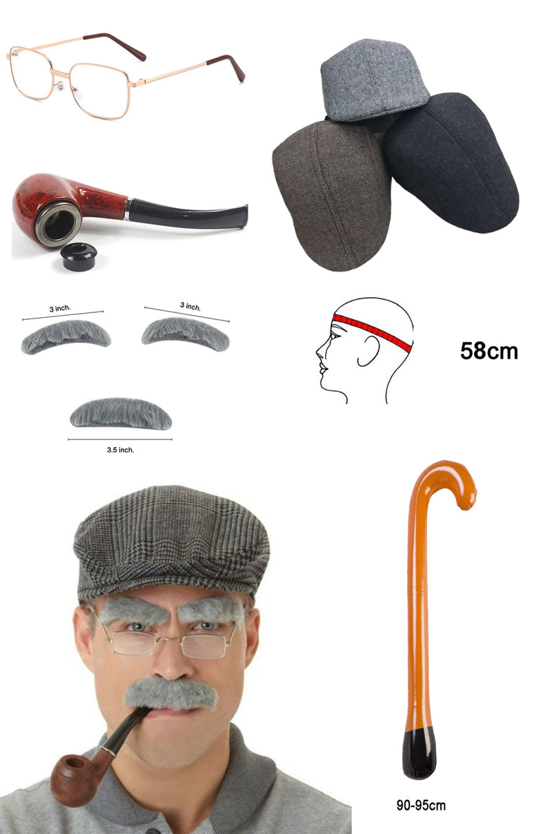 Boys Grandpa little Old man accessory 100 days of school