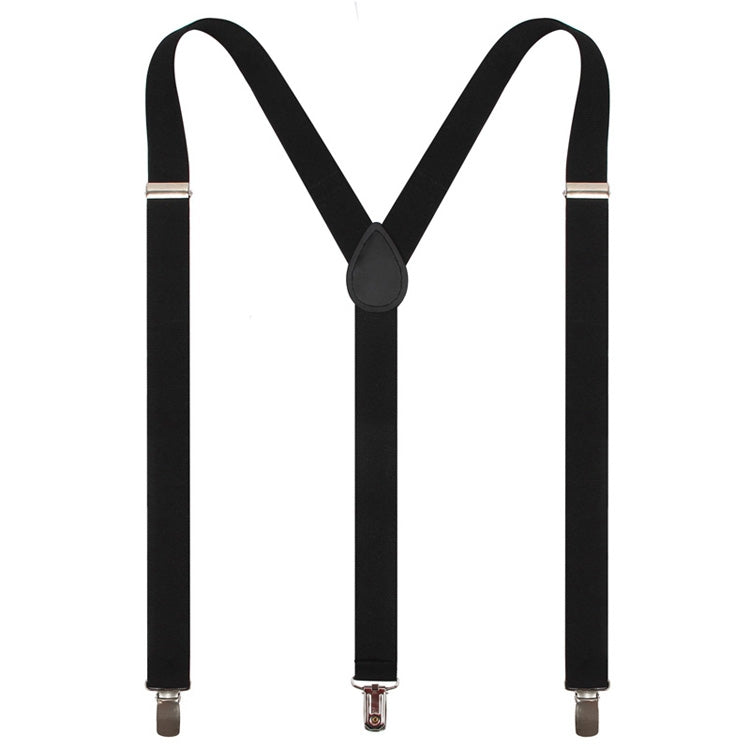 1920s Mens Womens Unisex Suspenders Braces Elastic Adjustable Clip on 35 mm Width