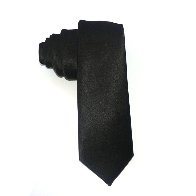 1920s Mens Black Gangster Costume Tie Roaring Gatsby Costume Accessory