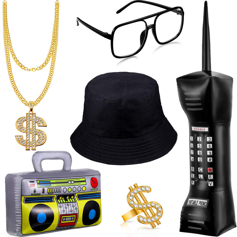 80s Unisex Hip Hop Rapper Accessories