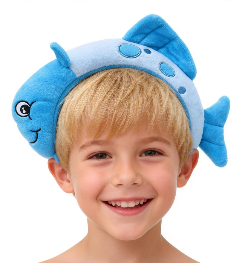 Kids Blue Fish Headband - Ocean Sea Life Costume Accessory