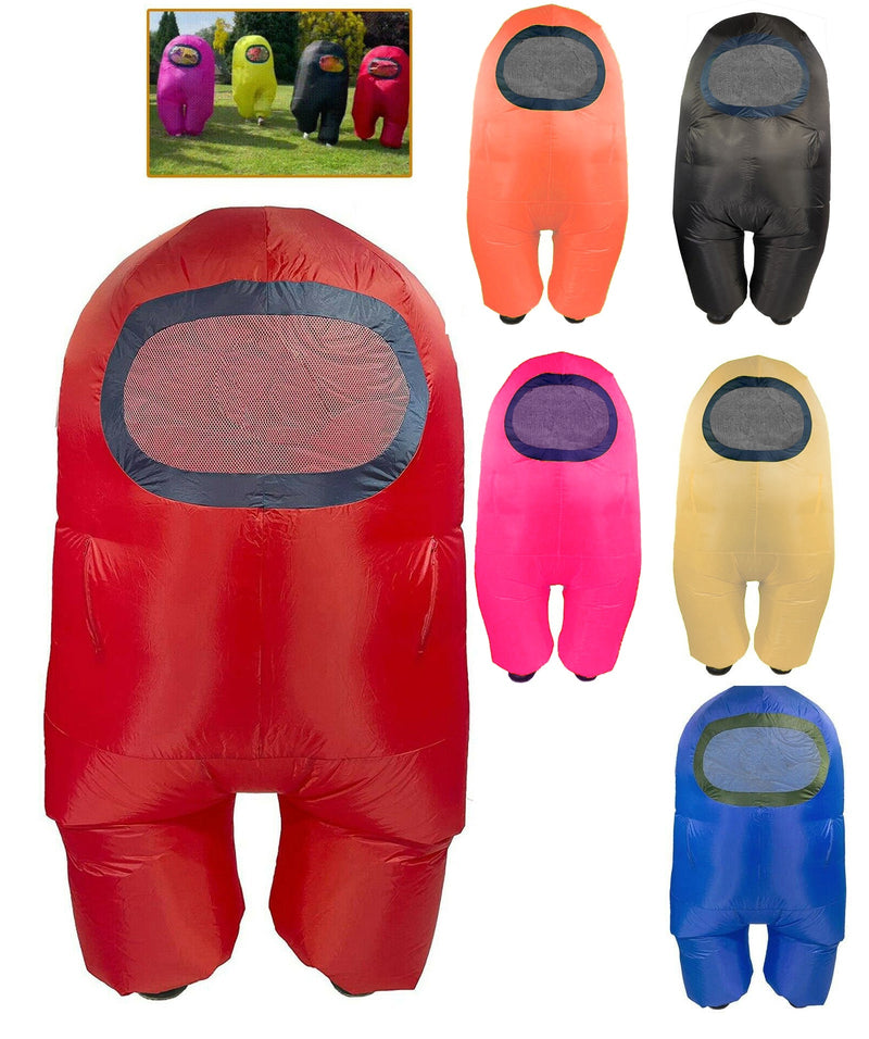 Kids Among Us Inflatable Cosplay Toikido Yume Crewmate Costume