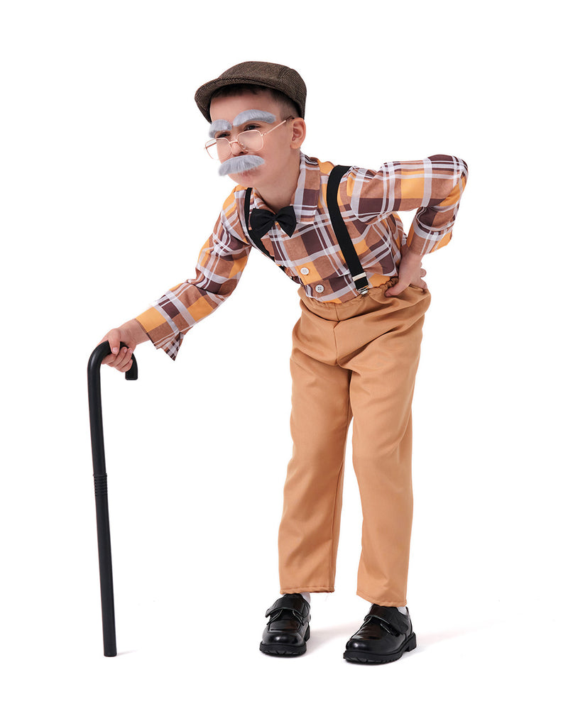Boys Grandpa Old Man 100th Days of School Costume