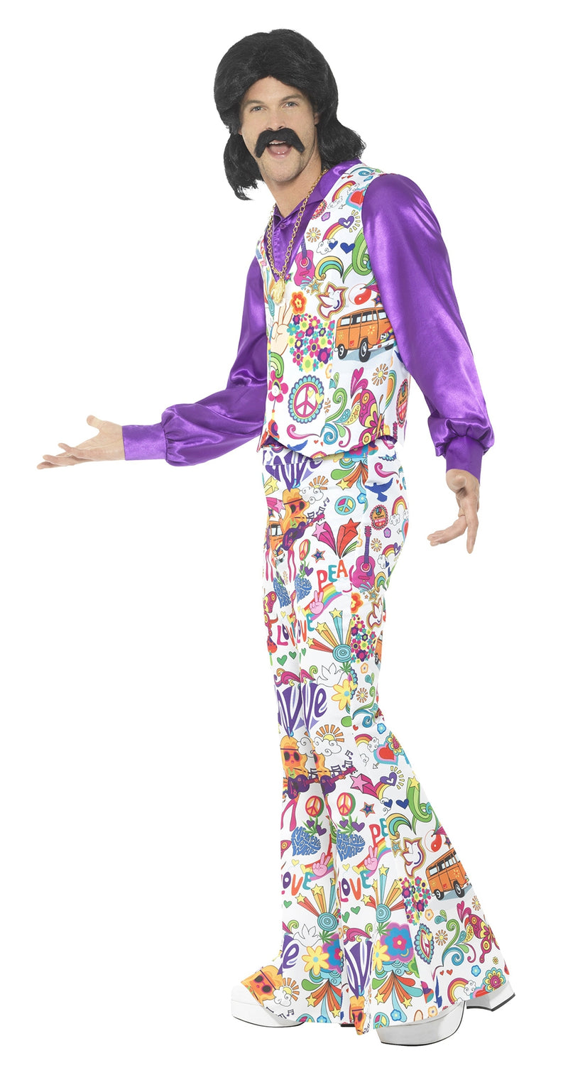 60s Peace Disco 70s Hippy Hippie Dance Groovy Retro Costume