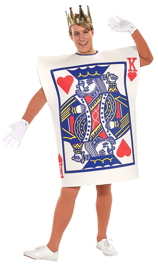 King of Hearts Casino Poker Playing Card Costume