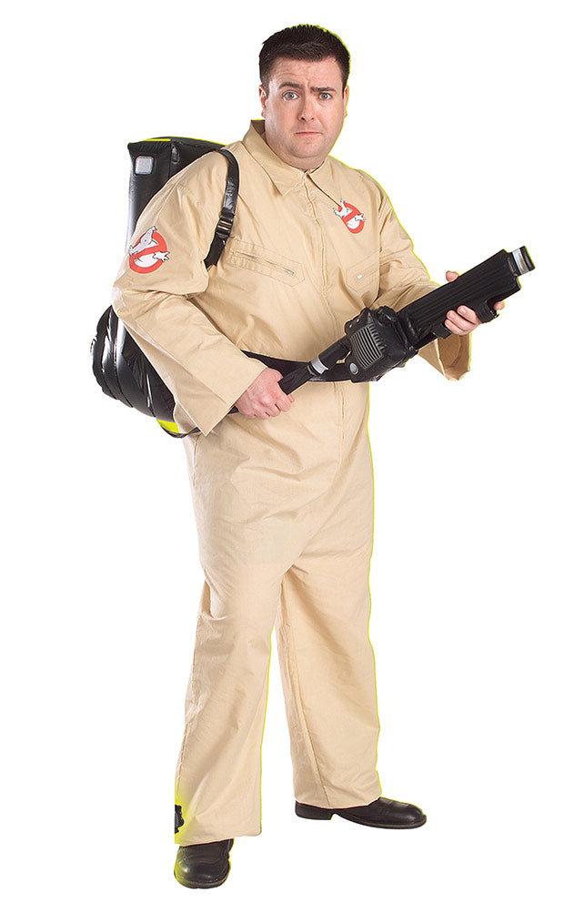 Mens Ghostbusters Plus Size Halloween Adult Costume