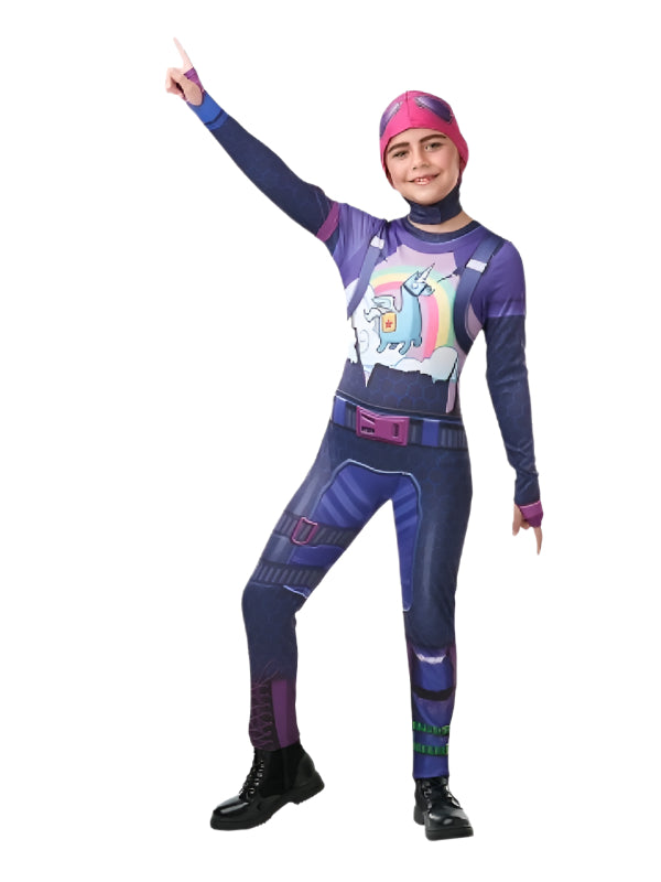 Kids Boys Girls Teen Halloween Costume Brite Bomber Fortnite