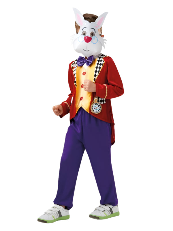 WHITE RABBIT ALICE IN WONDERLAND COSTUME CHILD