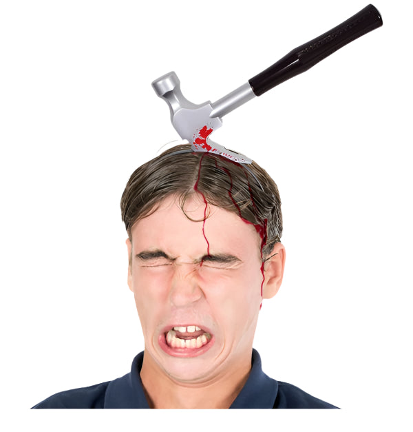 Zombie Kitchen Hammer Through Head Headband
