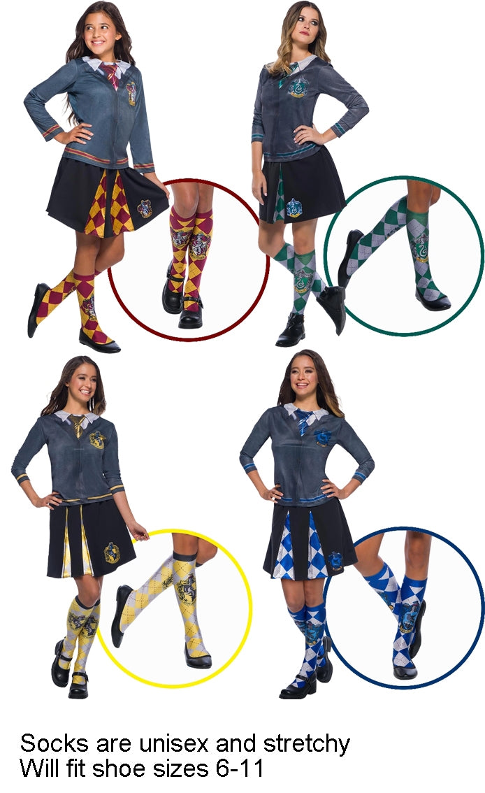 Hufflepuff Ravenclaw Gryffindor Slytherin Hogwarts Houses Socks