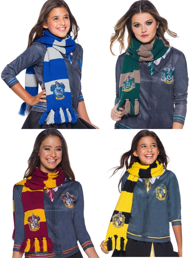 Hufflepuff Ravenclaw Gryffindor Slytherin Hogwarts Houses scarf