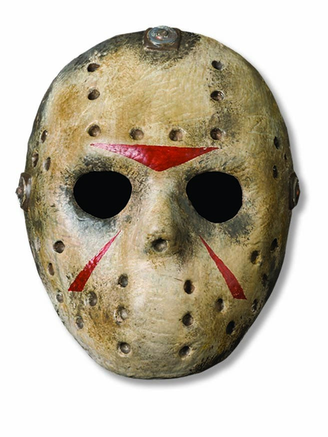 Jason Voorhees Costume Adult Mens Deluxe Hockey Mask Halloween Friday the 13th