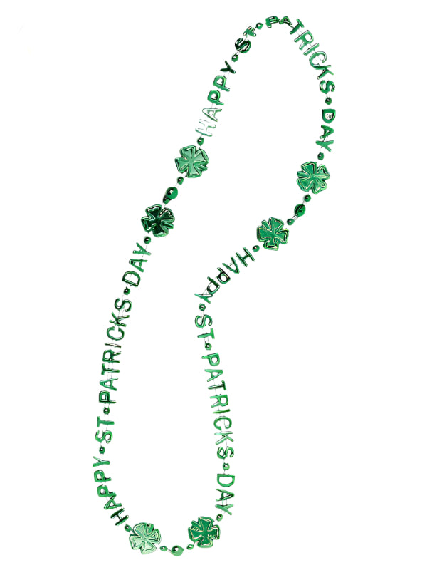Happy St Patrick's Day Green Beads