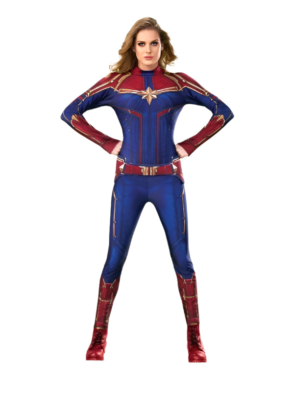 CAPTAIN MARVEL DELUXE COSTUME, ADULT