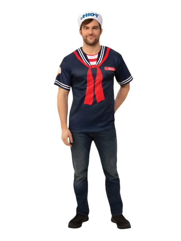 STEVE STRANGER THINGS SCOOPS AHOY UNIFORM, ADULT