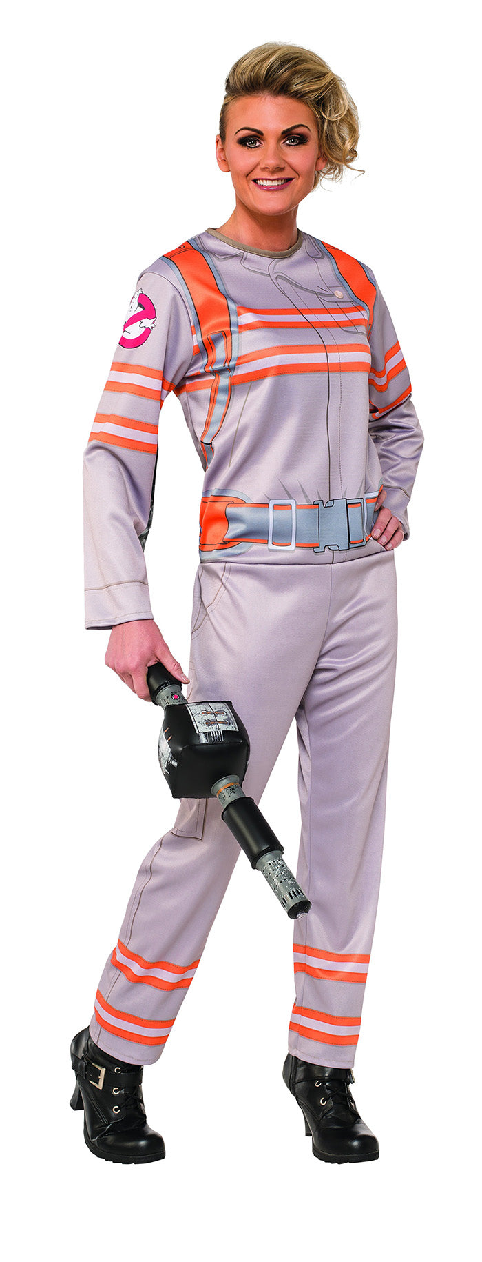 Womens Ghostbusters 3 Cosplay Costume Flight Jumpsuit Fancy Dress