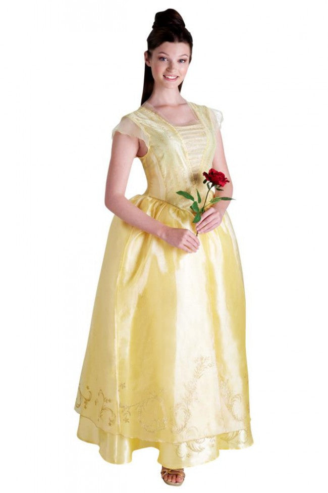 Ladies Belle Princess Disney Beauty The Beast Costume