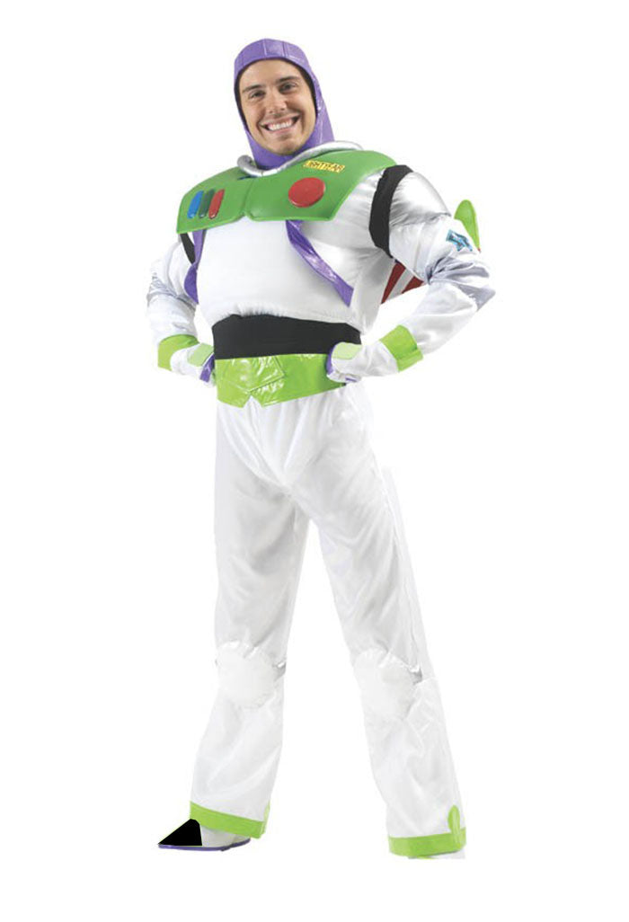 Mens Disney Toy Story Delux Buzz Lightyear Fancy Dress Costume Outfit Book Week