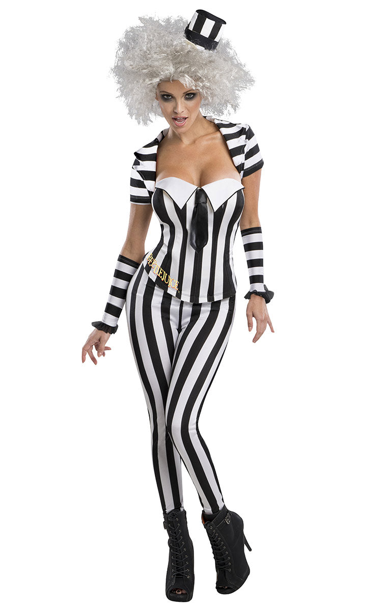 Mrs Beetlejuice Halloween Licensed Costume