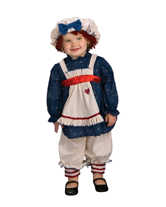 Ragamuffin Dolly Rag Doll Raggedy Ann Fancy Dress Up Pantaloons Child Costume