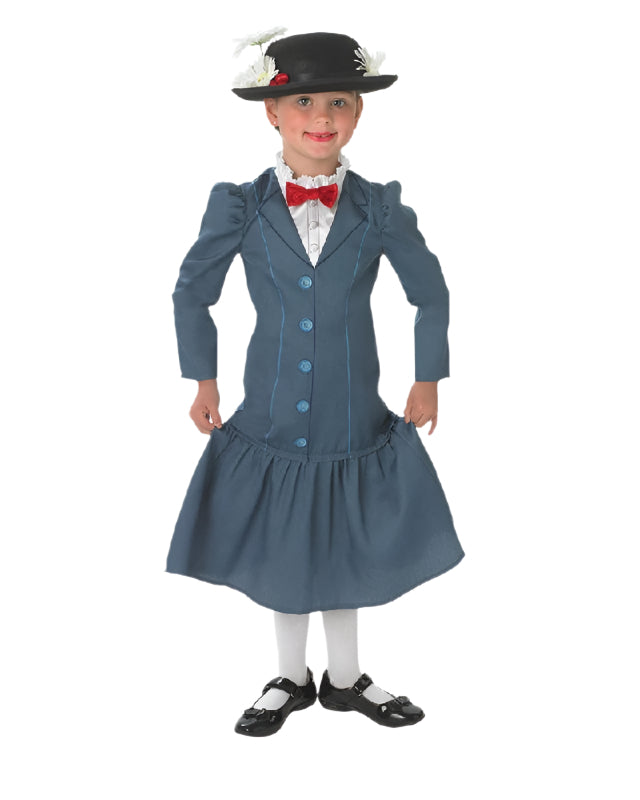 Costume Girls Disney English Nanny Maid Victorian Book Week Mary Poppins
