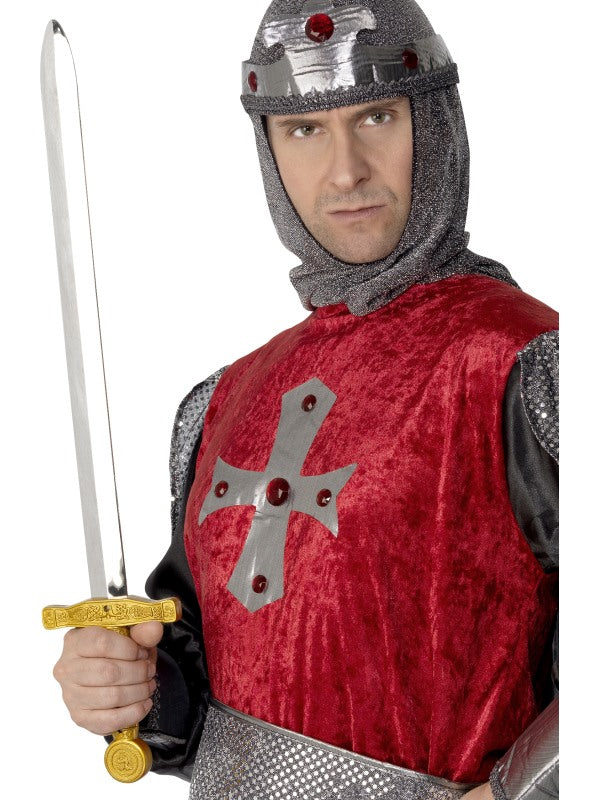 War Sword 65cm Knights Templar Crusader Decorative Sword King Solomon